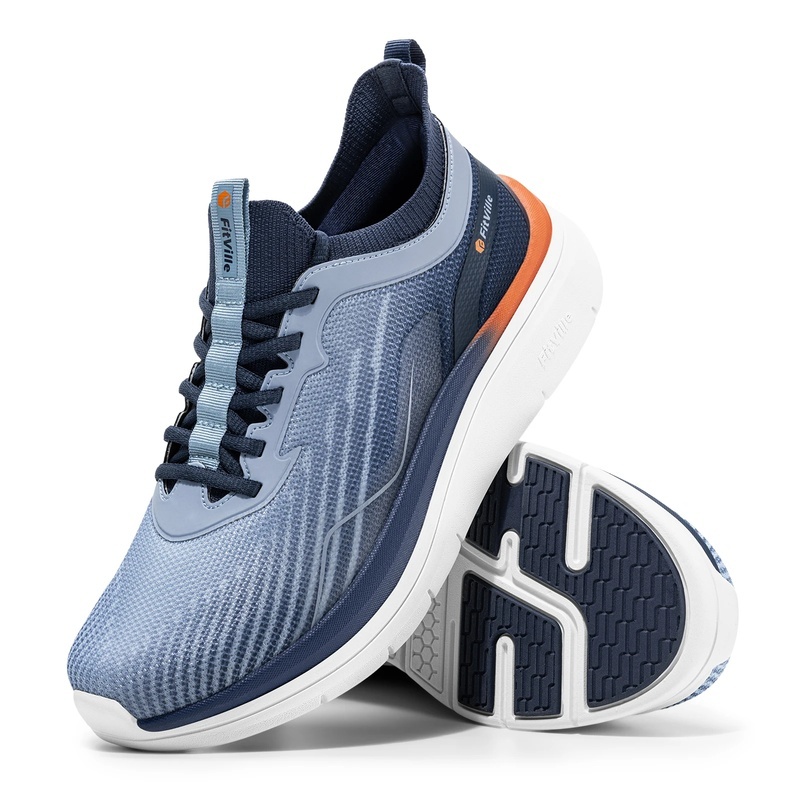 Wide Toe Box Running Sneakers - FitVille 남성용 워킹 스니커즈 와이드 토