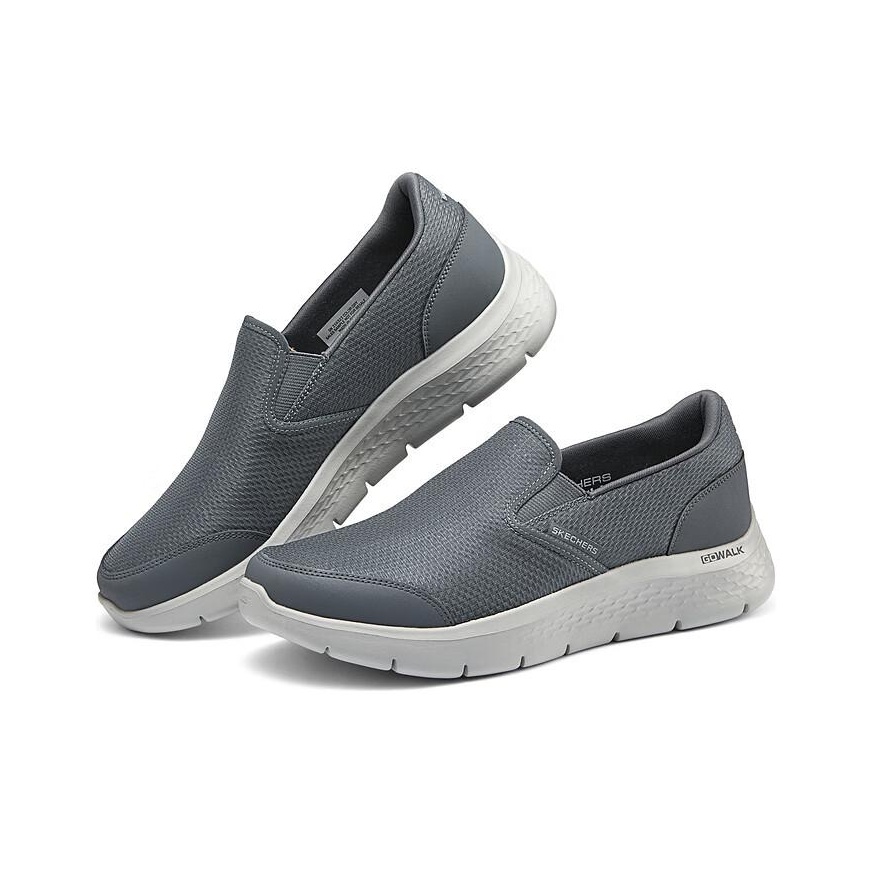스케쳐스 로우탑 캐주얼 슈즈, 남성용, 회색, 2163 - Men'S Shoes 리뷰 및 가격