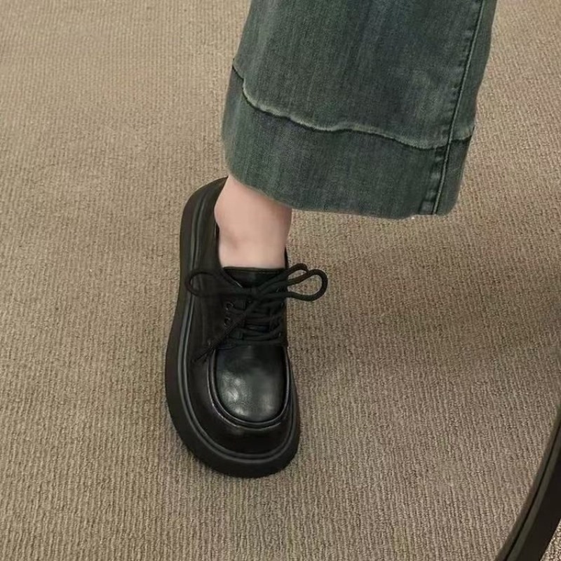 여성용 빈티지 브라운 레이스업 플랫폼 옥스포드 슈즈 라 - Women'S Shoes 리뷰 및 가격
